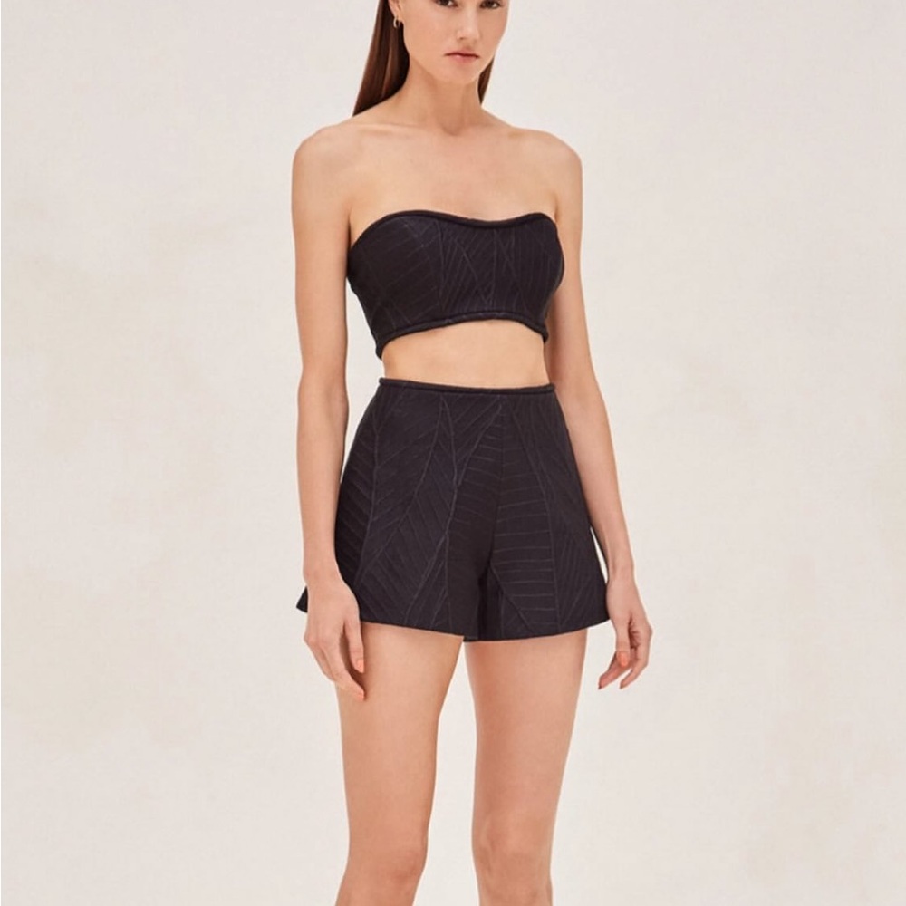 Alexis Black High Waist Women's Shorts